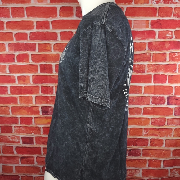 Affliction Men's Grim Reaper Short Sleeve Graphic T-shirt- Size: L -Black - NWOT - Picture 9 of 10